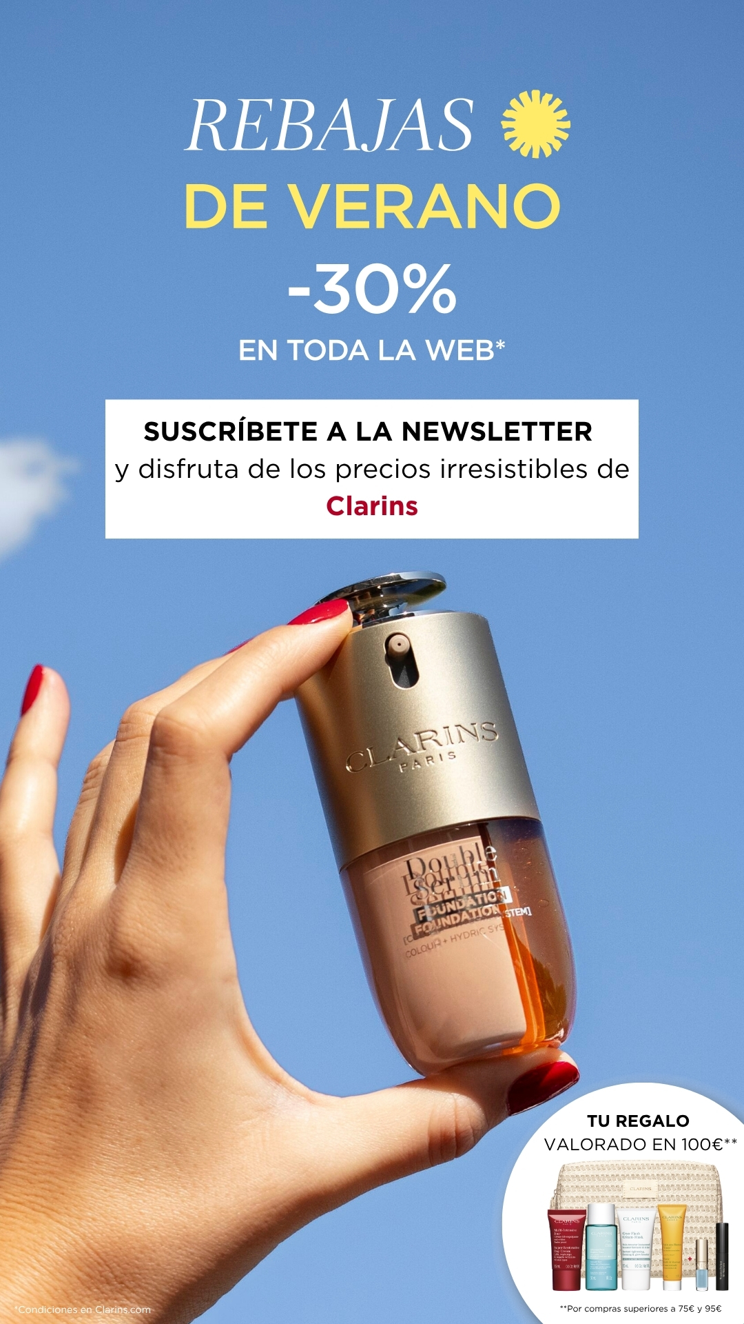 Clarins Facebook ad