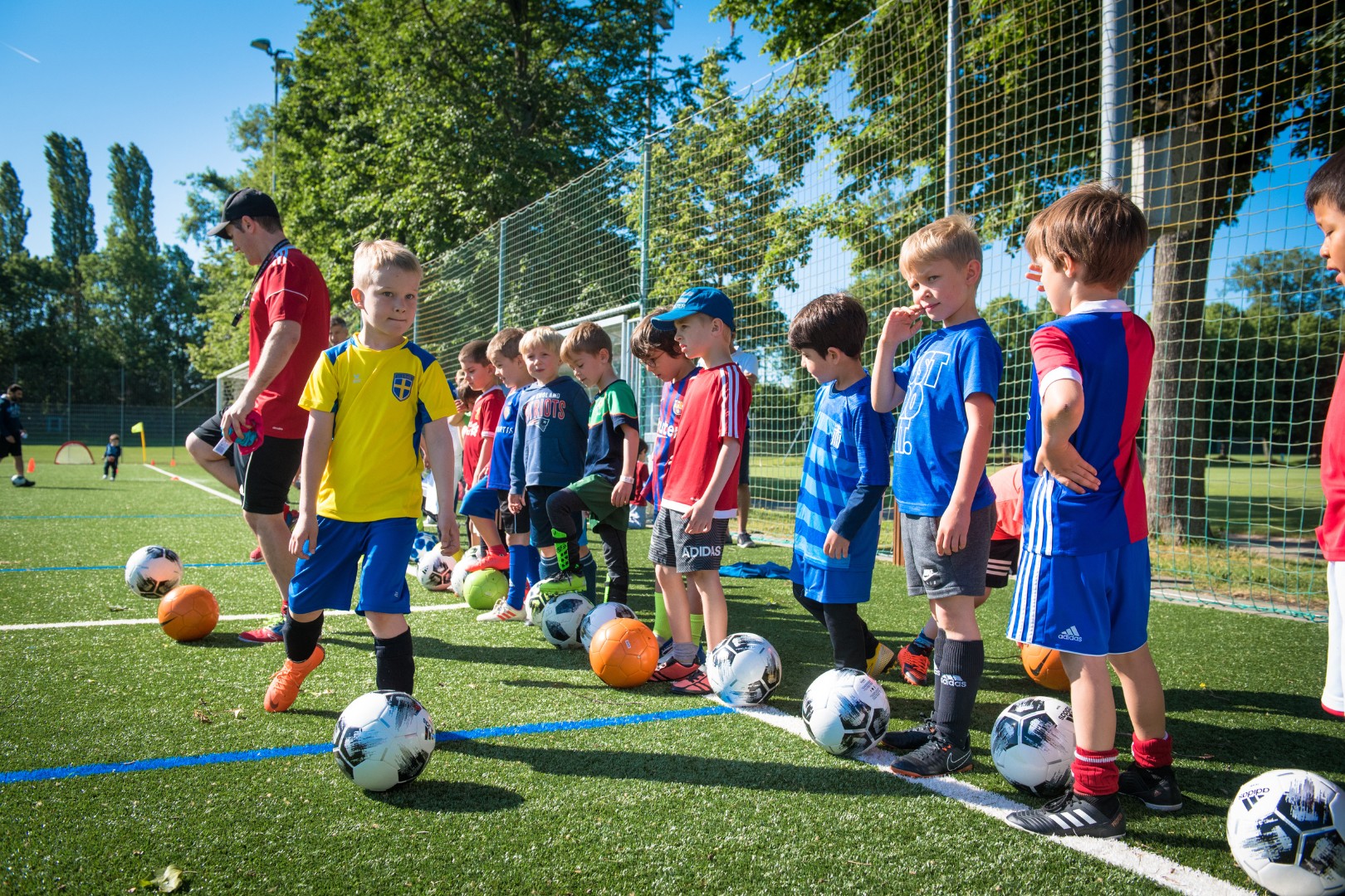 InterSoccer Facebook ad: August Football Camps are here!