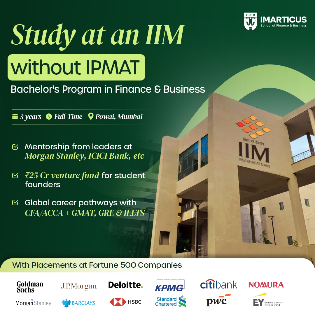 Imarticus School of Finance & Business Facebook ad