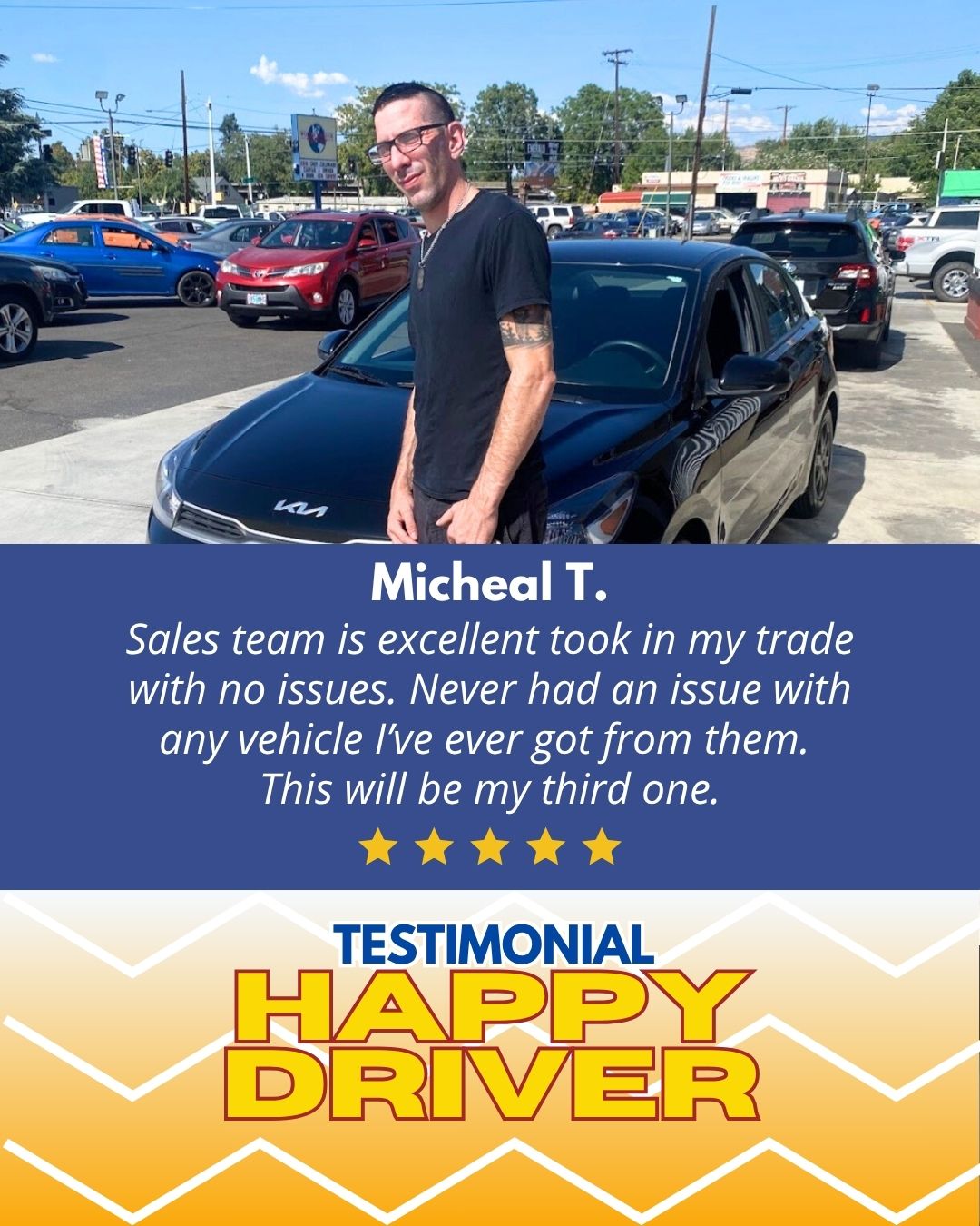 World Famous Autos Facebook ad: Medford's Largest Independent Used Car Dealership