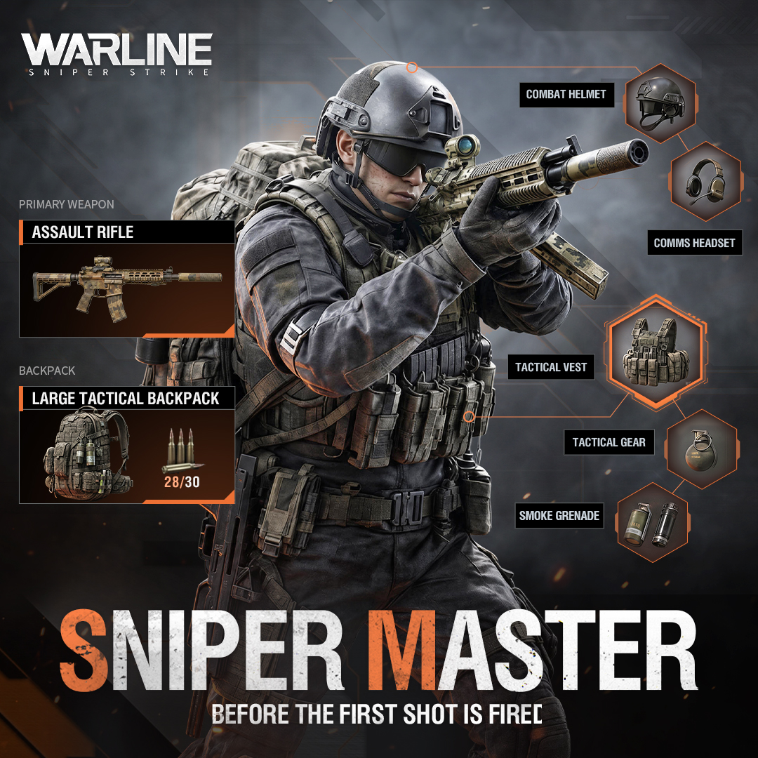 Warline: Sniper Strike Facebook ad: Download for free