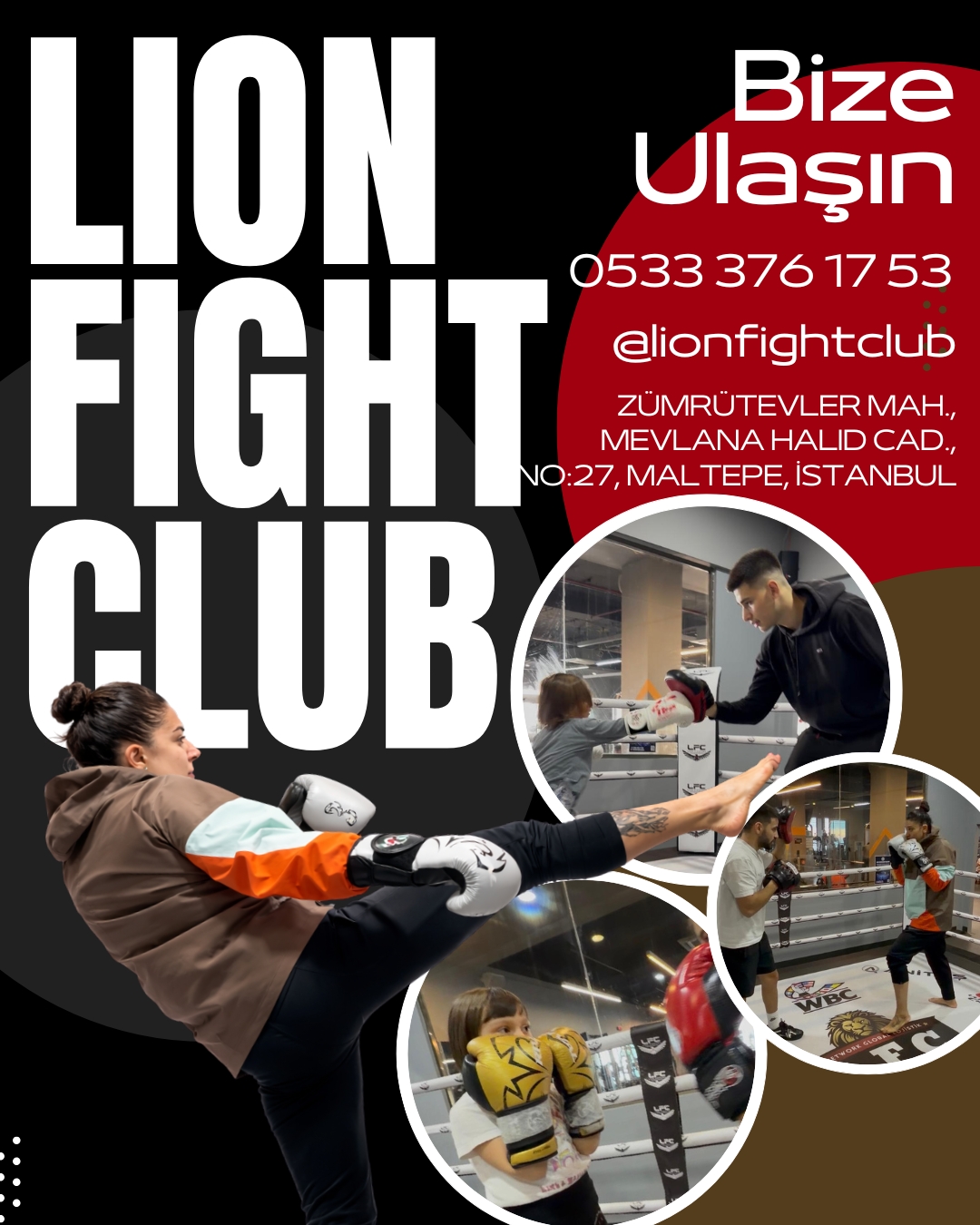 Lionfightclub Facebook ad: LIONFIGHTCLUB