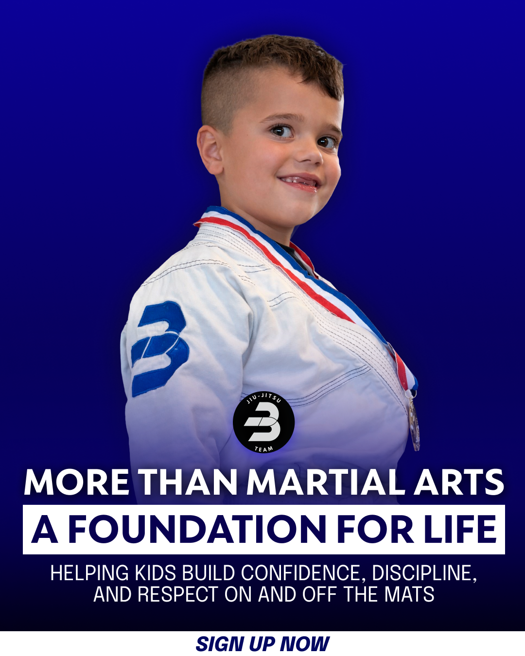 START Brazilian Jiu Jitsu Academy Facebook ad: Kids Jiu-Jitsu Program