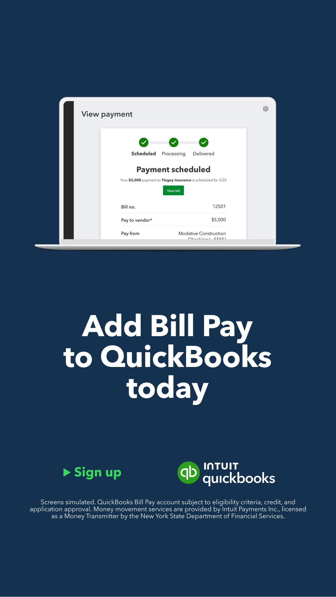 Intuit QuickBooks Facebook ad
