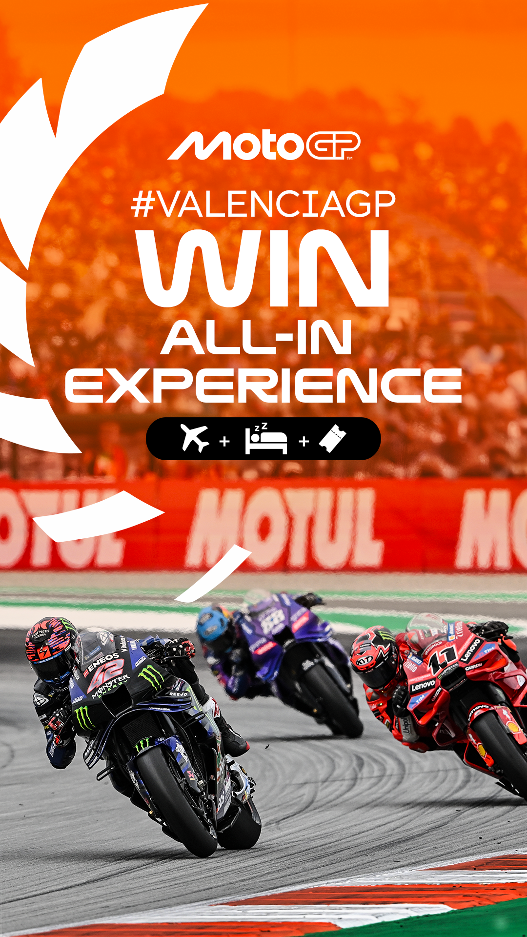 MotoGP Facebook ad