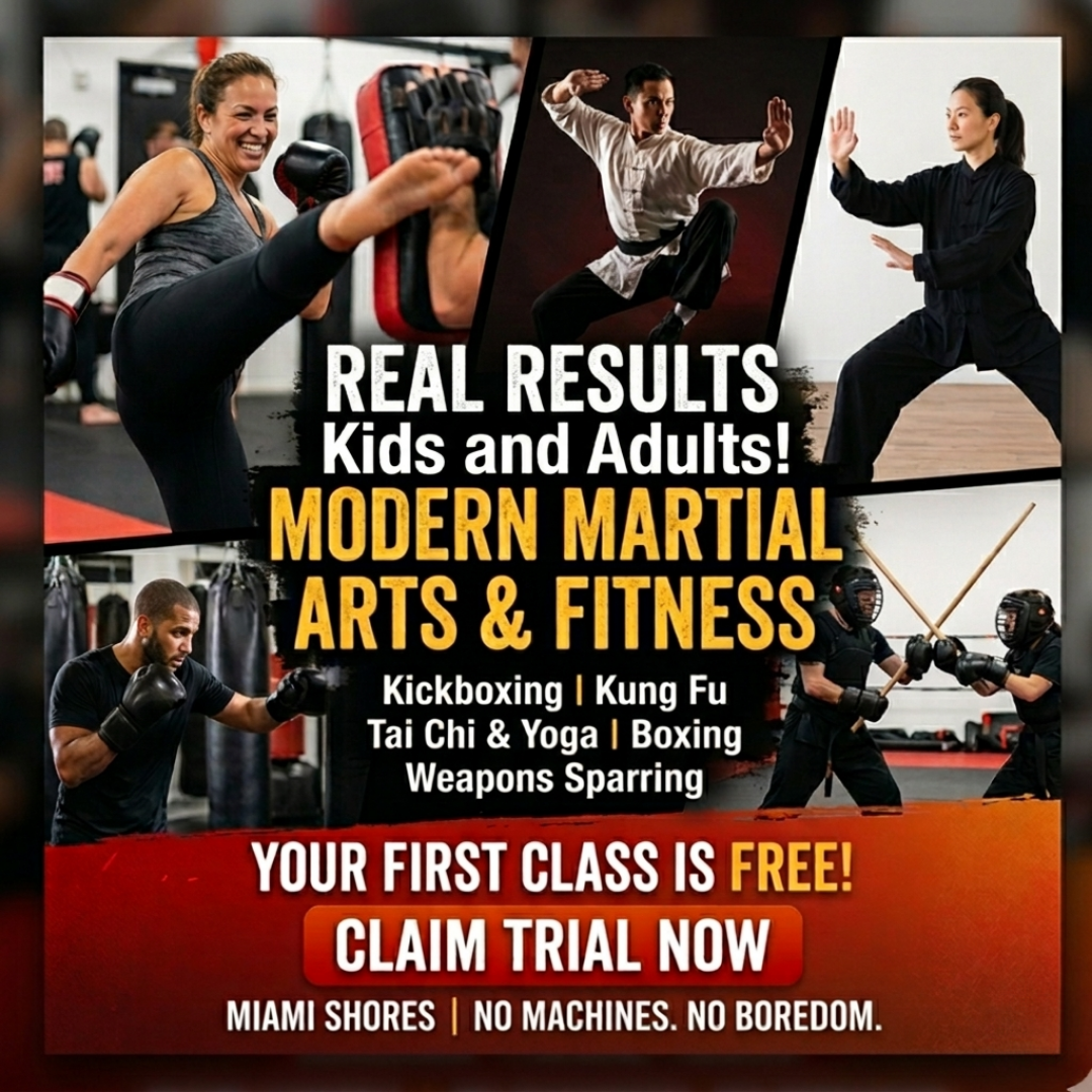 Modern Martial Arts & Fitness, Inc Facebook ad: Free Trial Class