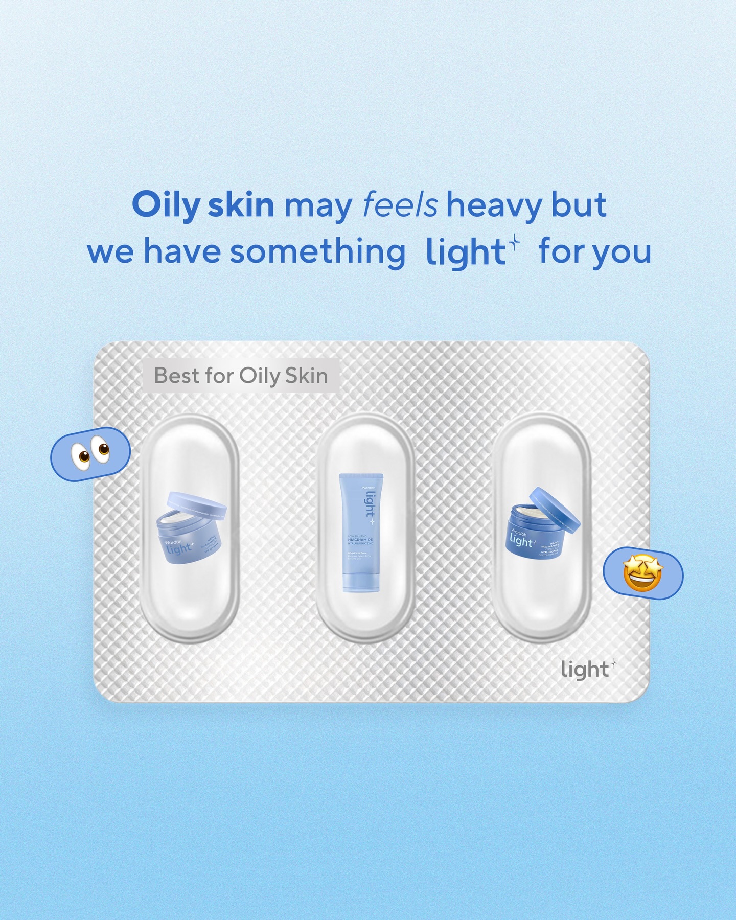 Wardah Beauty Malaysia Facebook ad: Oily skin is more than just a daily…