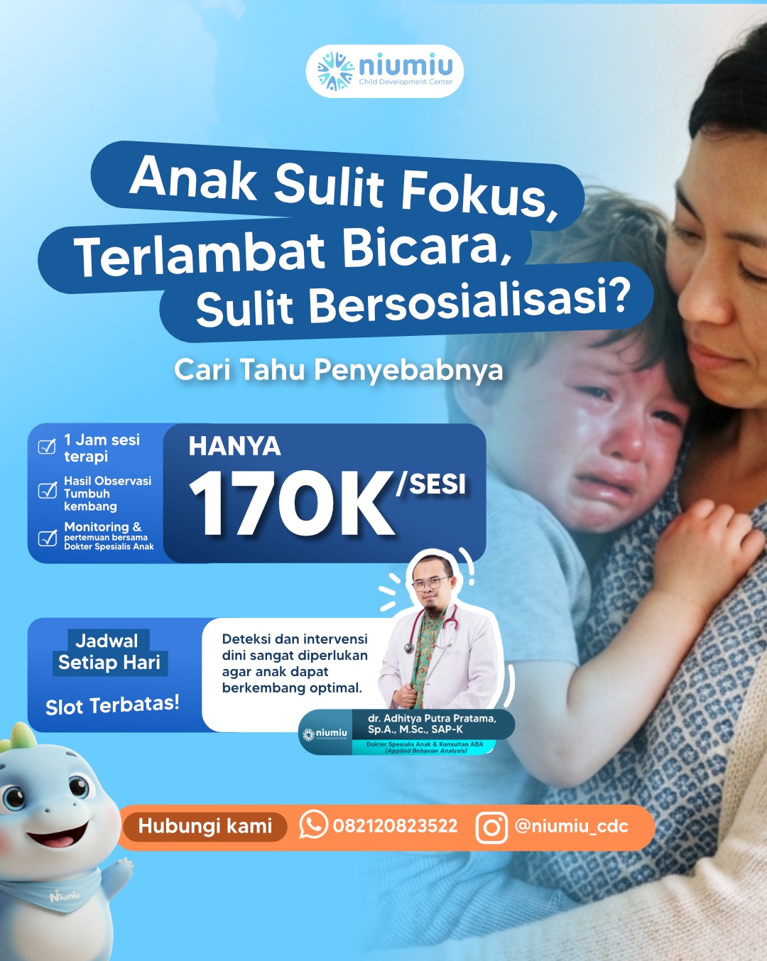 Niumiu Child Development Center Facebook ad: Promo Terbatas (chat sekarang)