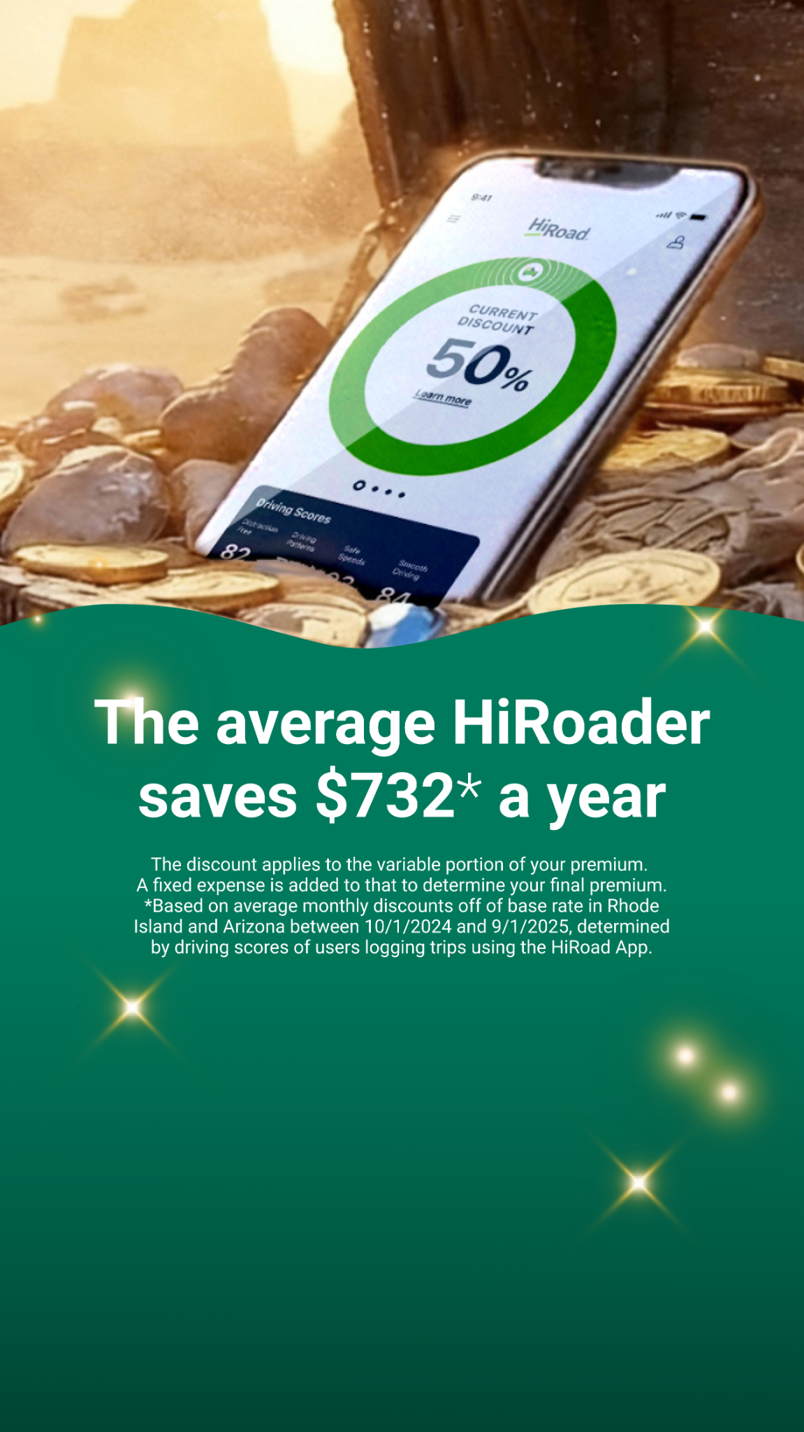 HiRoad Insurance Facebook ad from Dec 23, 2025