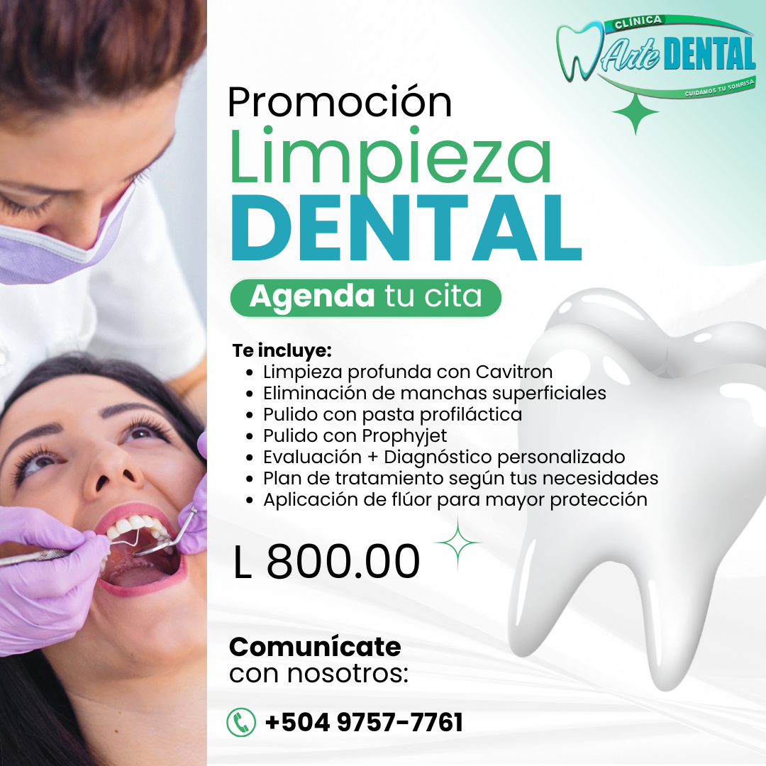 Clínica Arte Dental Facebook ad: ¡Promoción Especial en Limpieza Dental!