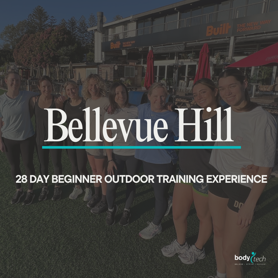 BodyTech PT & Small Group Exercise Eastern Suburbs Facebook ad: Bellevue Hill's 28 Day Beginner Outdoor Training Experience