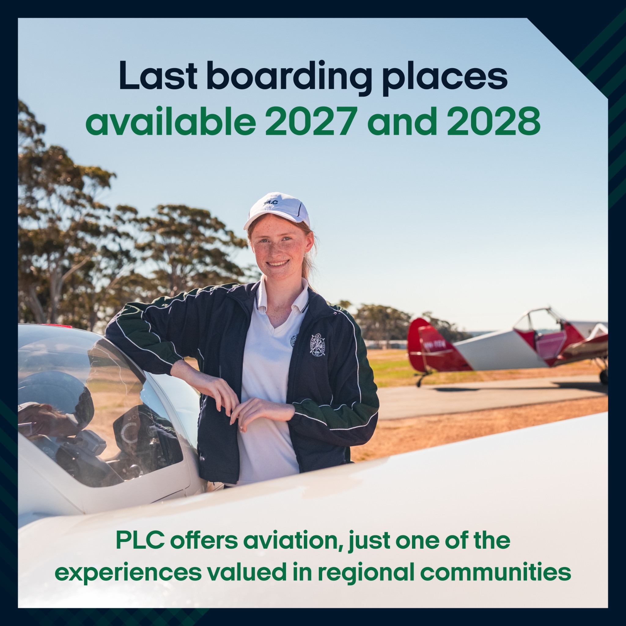 PLC Perth Facebook ad: It's not too late to secure your daughter's…