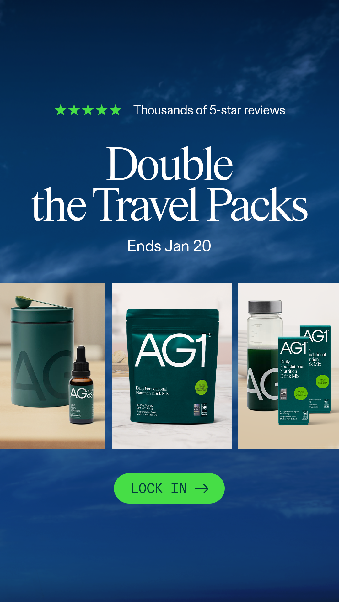 AG1 by Athletic Greens Facebook ad