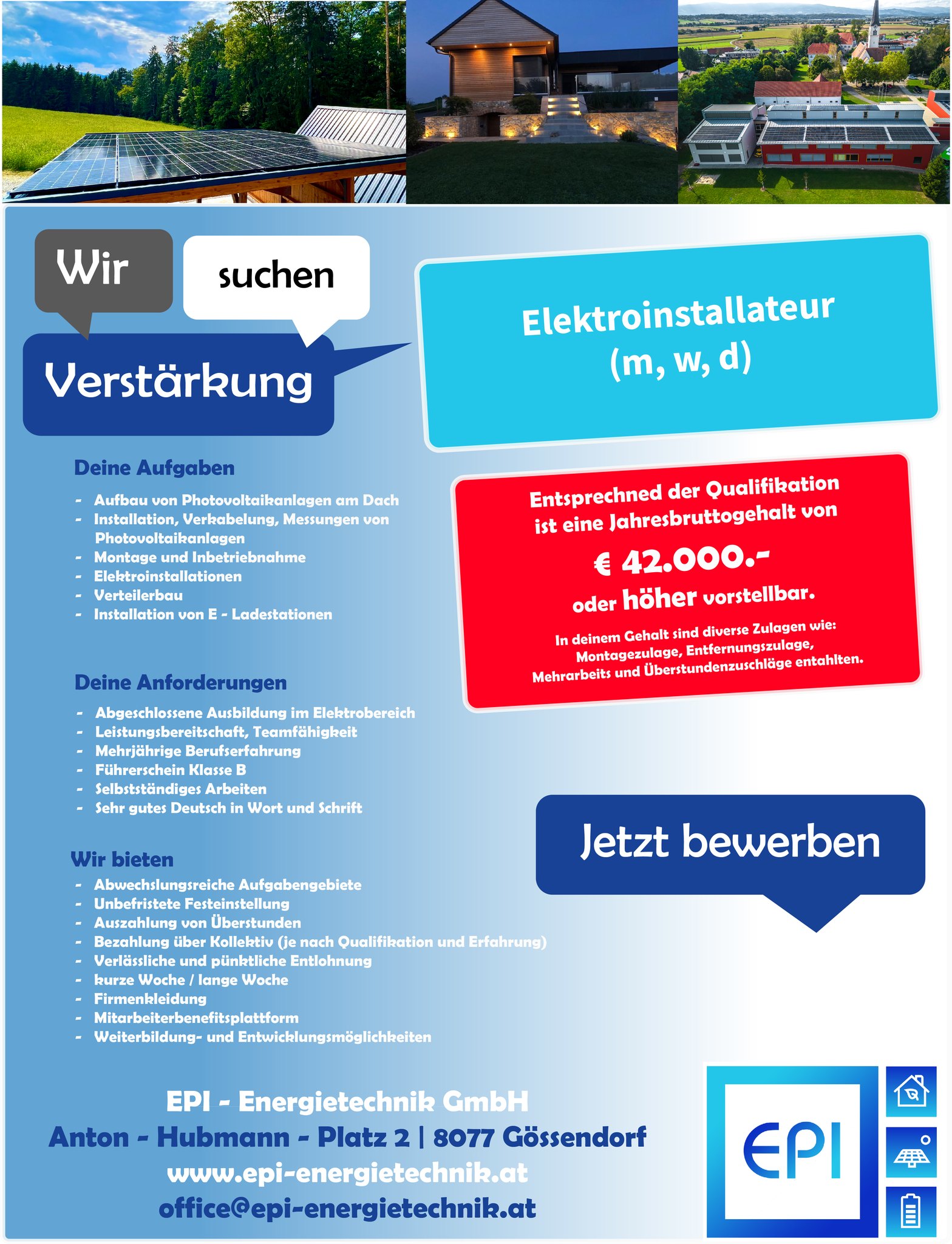 EPI-Energietechnik GmbH Facebook ad from Apr 23, 2026