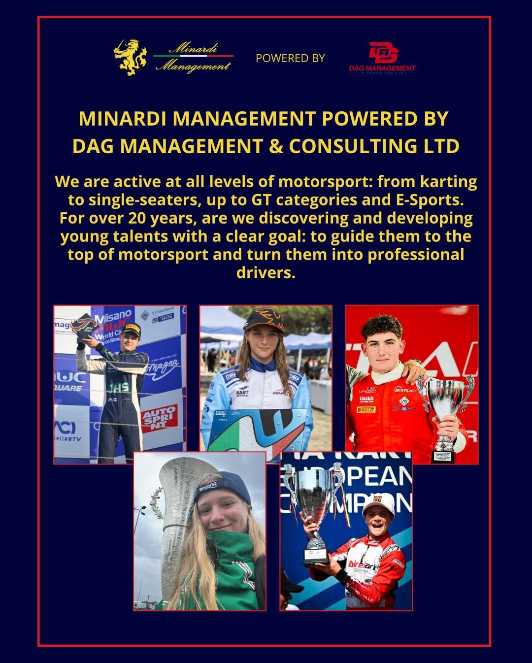 Minardi Management Facebook ad
