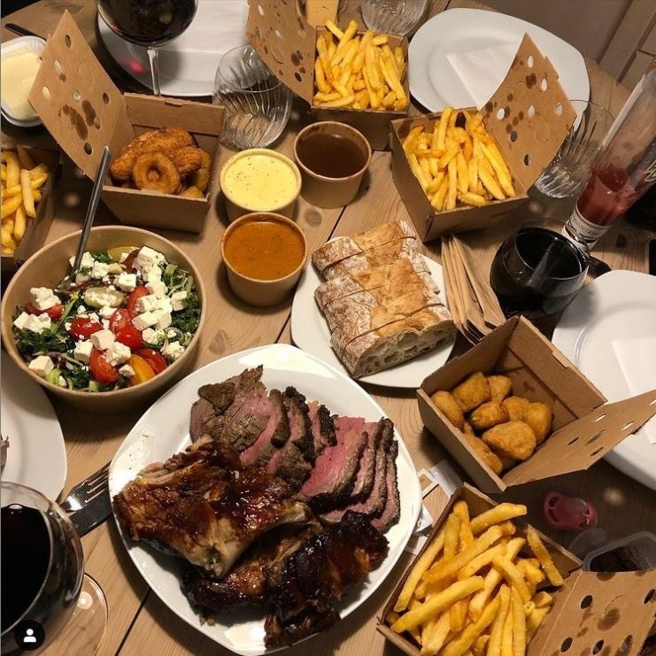 Restaurant Flammen Facebook ad: Alle fortjener takeaway fra Flammen