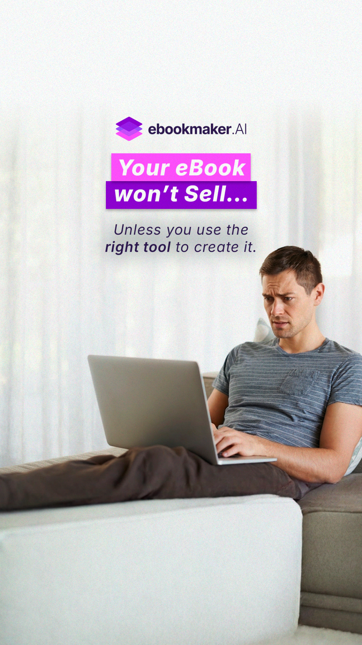 Ebookmaker.ai Facebook ad