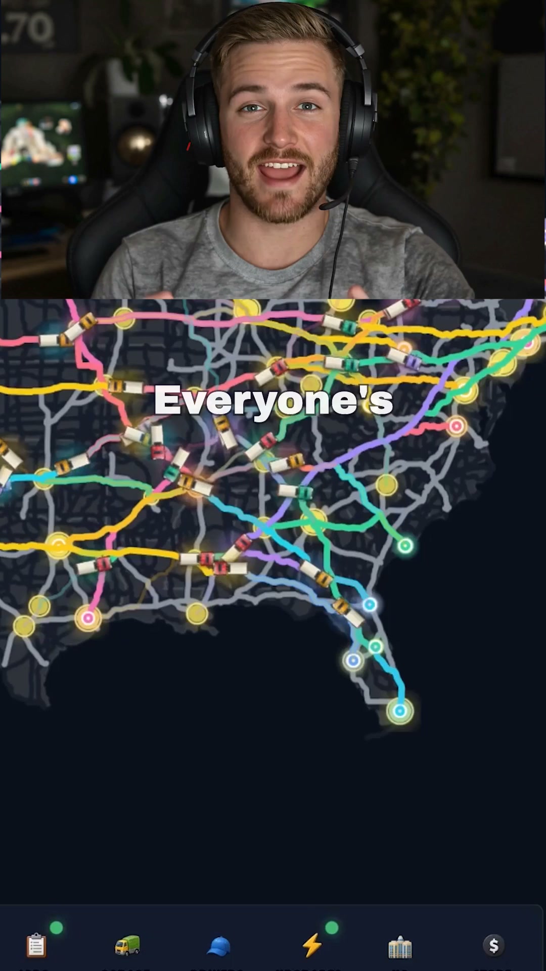 Infinity Games Facebook ad: Manage an Idle Truck Empire