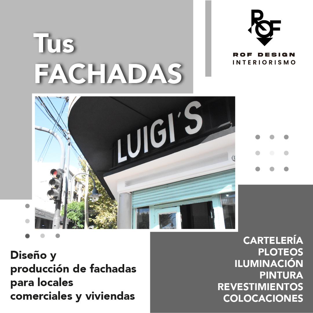 ROF Design Facebook ad: ¿Es hora de renovar tu fachada?