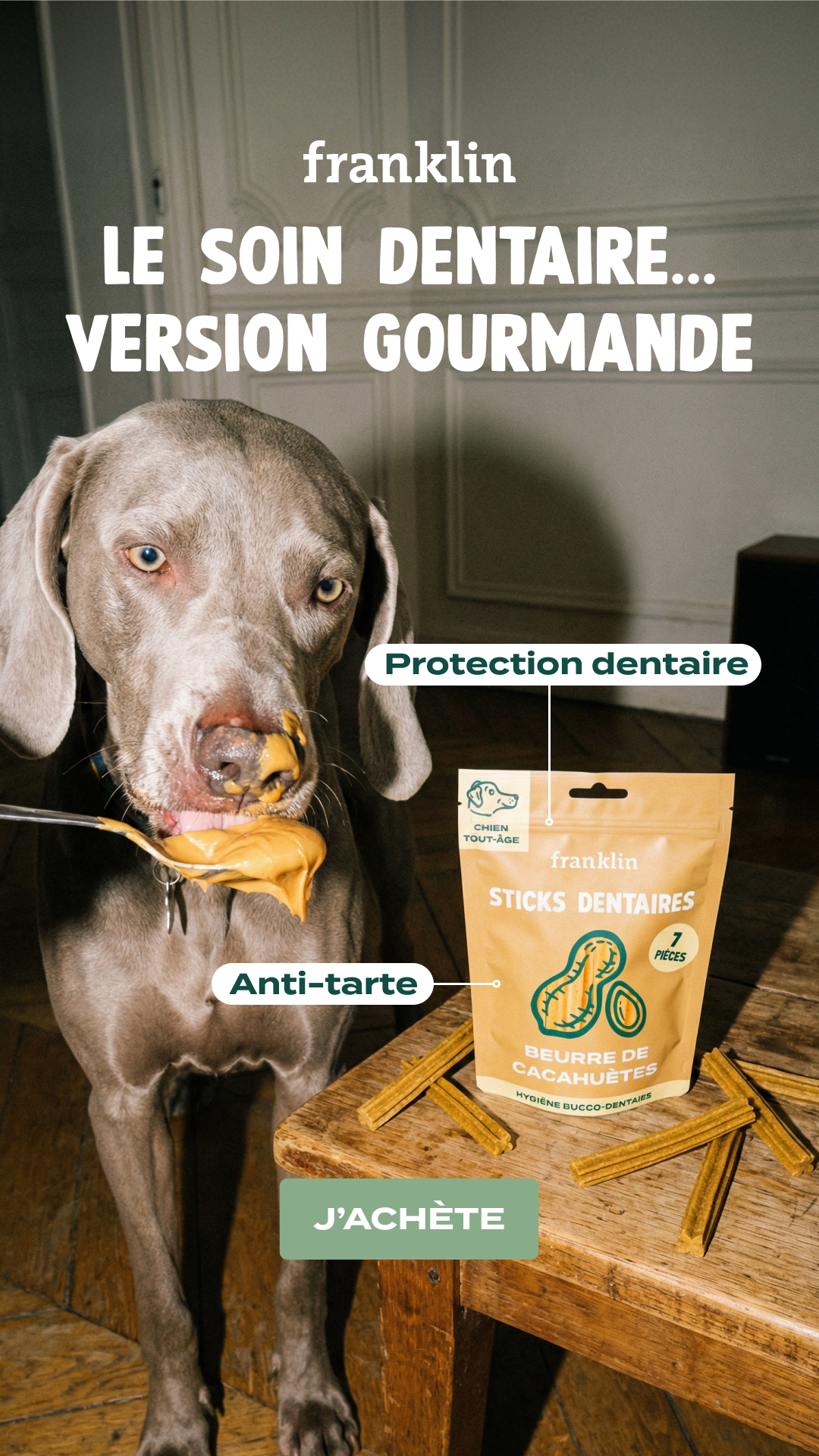 Franklin Pet Food Facebook ad