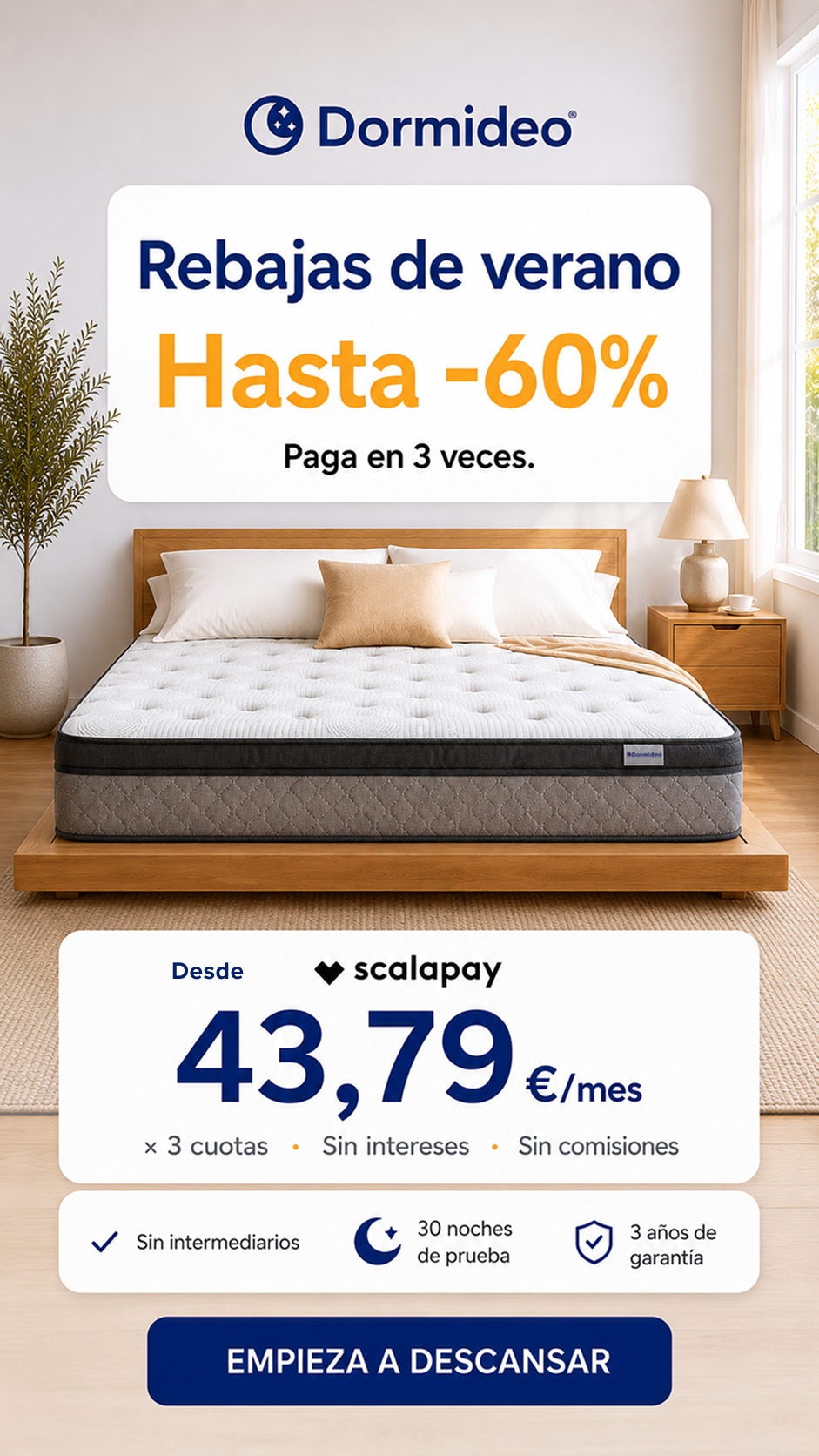 Dormideo Facebook ad
