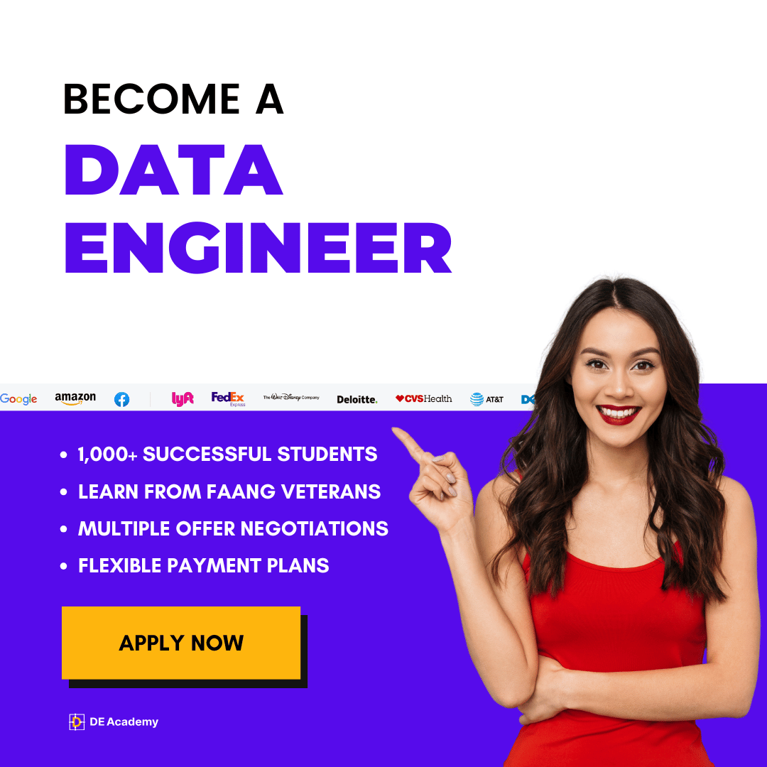 Data Engineer Academy Facebook ad