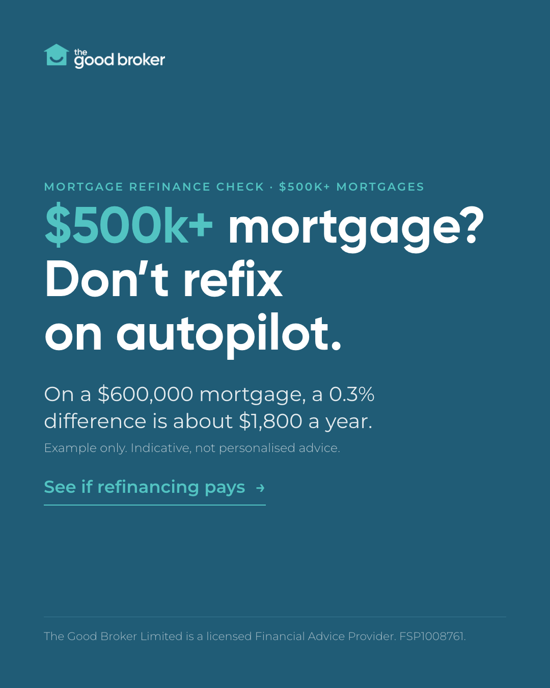 The Good Broker Facebook ad