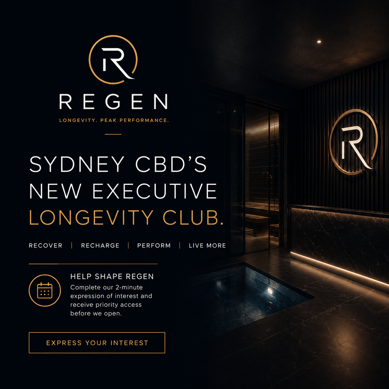 Regen CBD Facebook ad: CBDs first longevity club