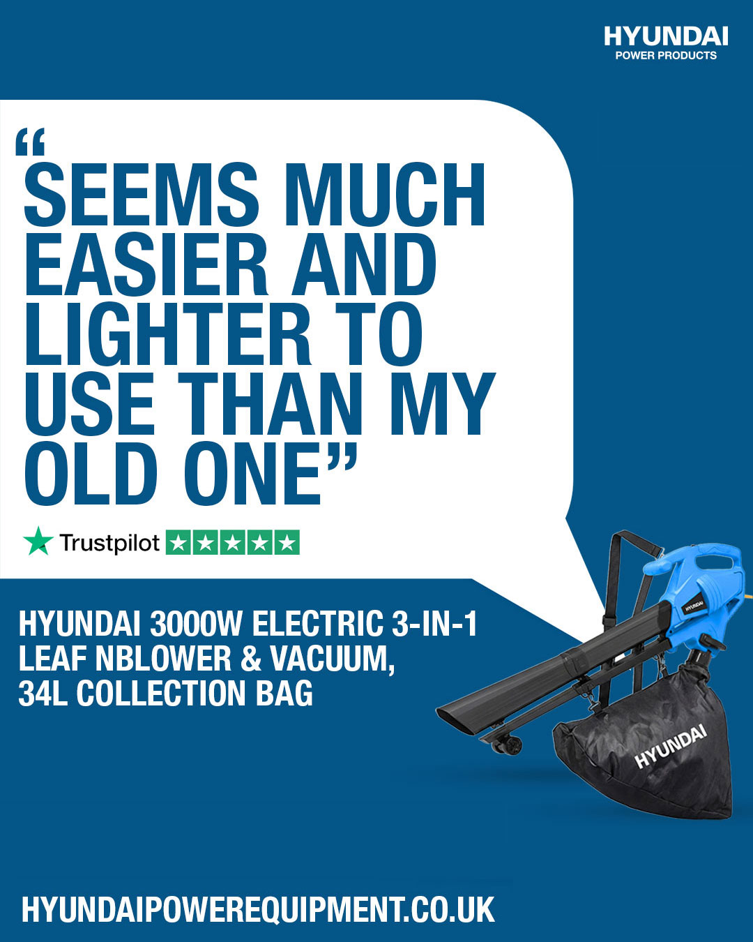 Hyundai Power Products UK Facebook ad