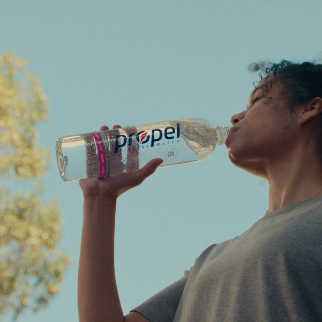 Propel Fitness Water Facebook ad from Aug 7, 2026