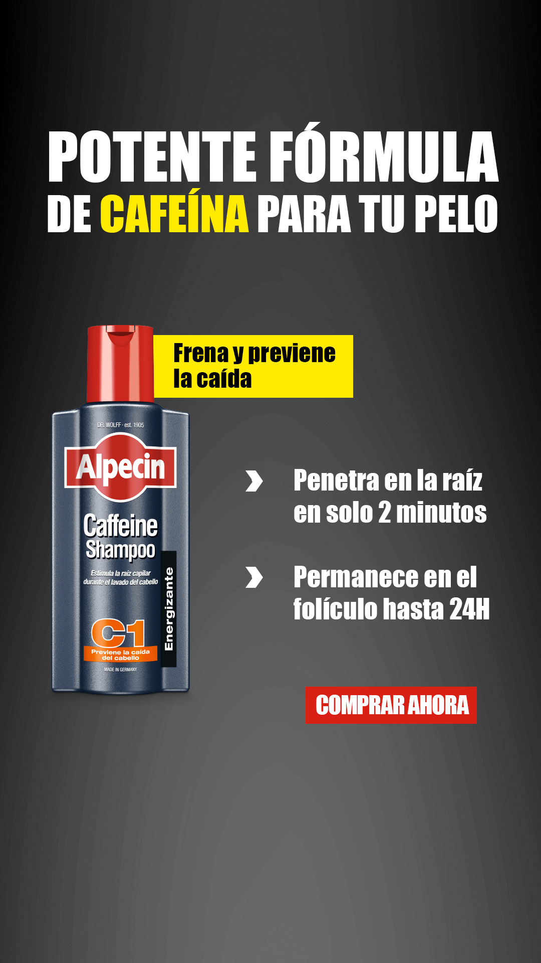 Alpecin Facebook ad
