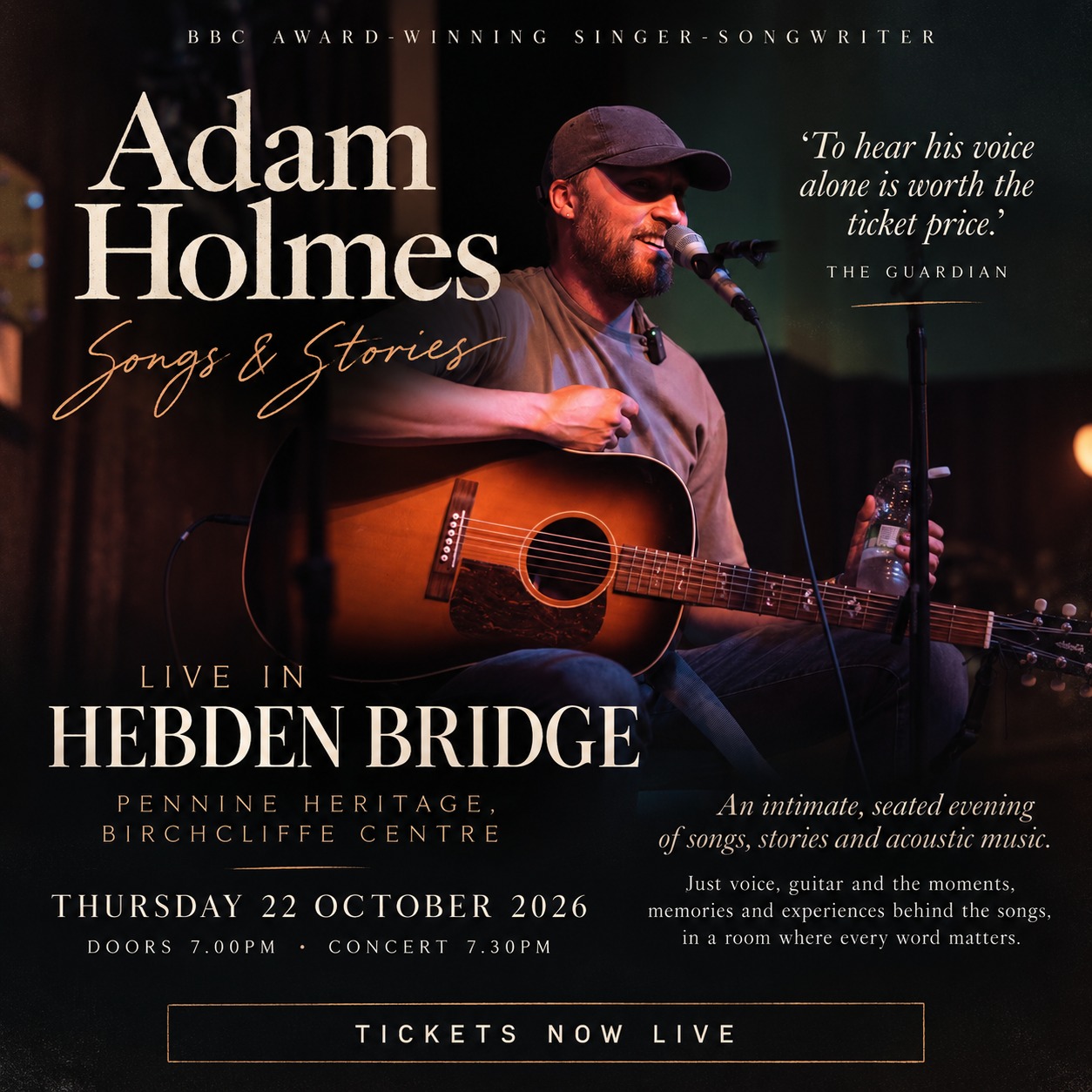 Adam Holmes Music Facebook ad