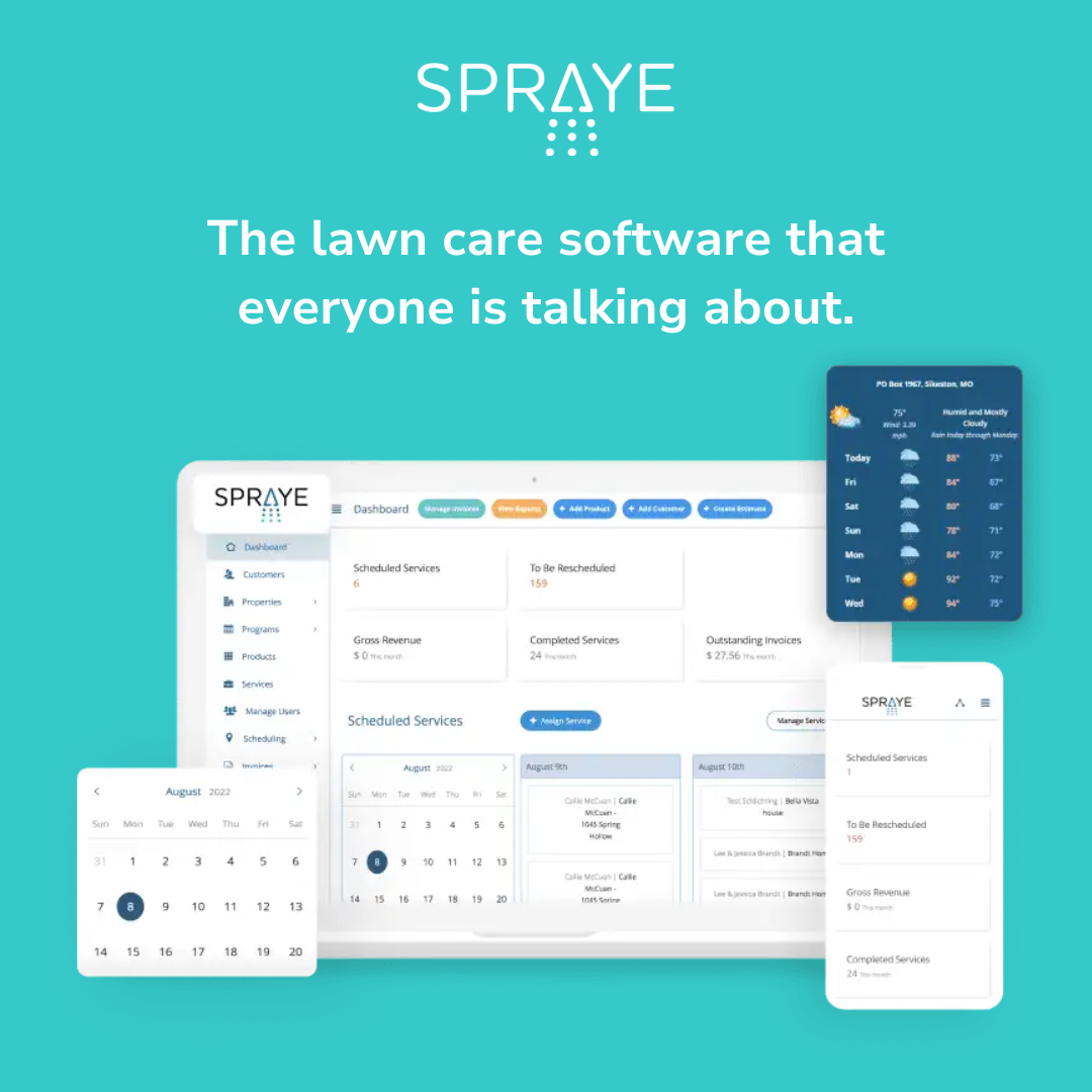 Spraye Facebook ad: #1 Lawn Care Software