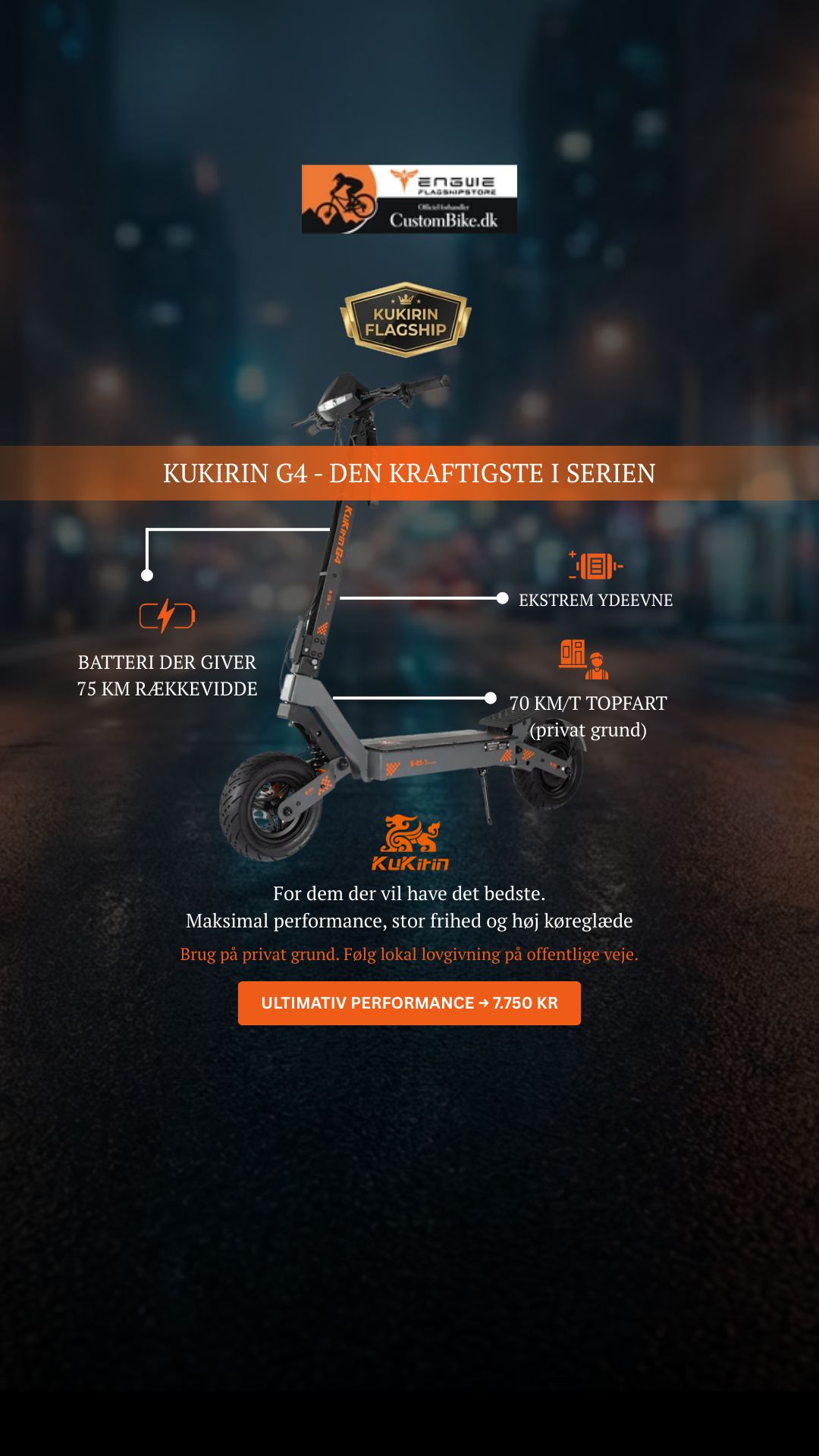 Custombike Facebook ad