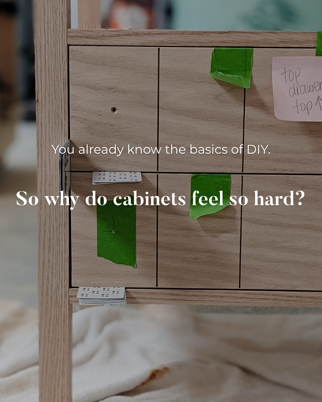 Pine and Poplar Facebook ad: Build custom cabinets with confidence