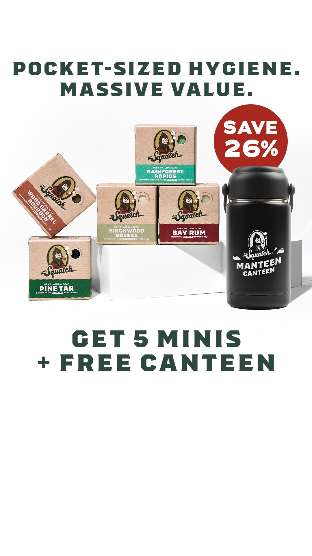 Dr. Squatch Facebook ad