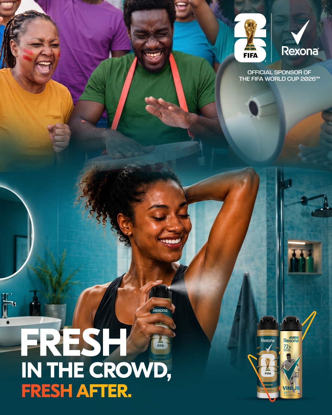 Rexona Facebook ad: On or off the pitch, enjoy non-stop 72…