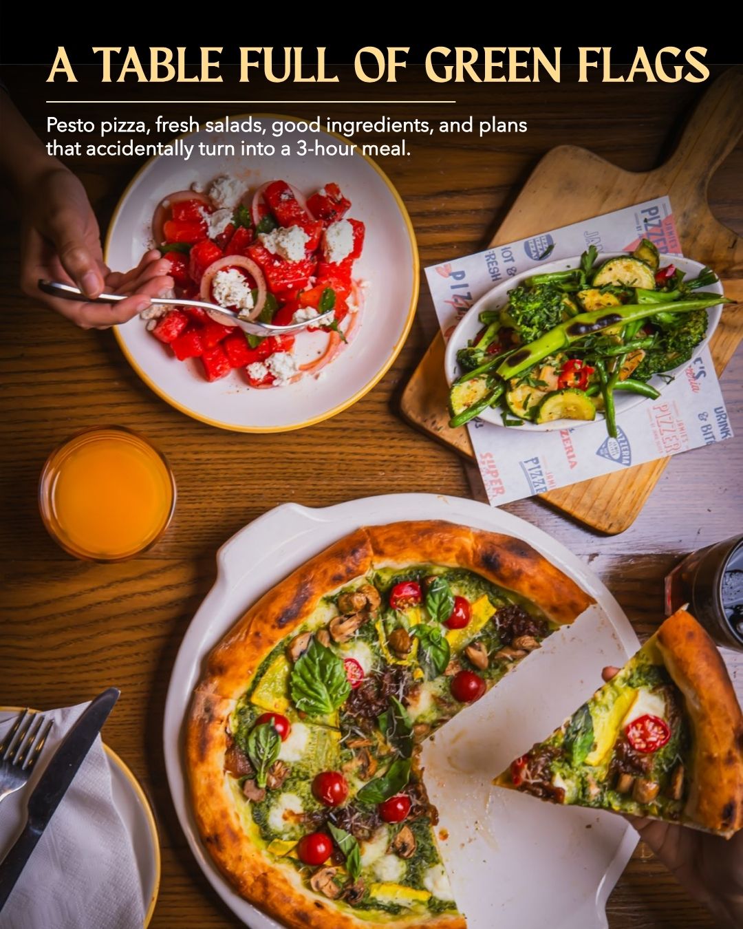 Jamie's Pizzeria India Facebook ad