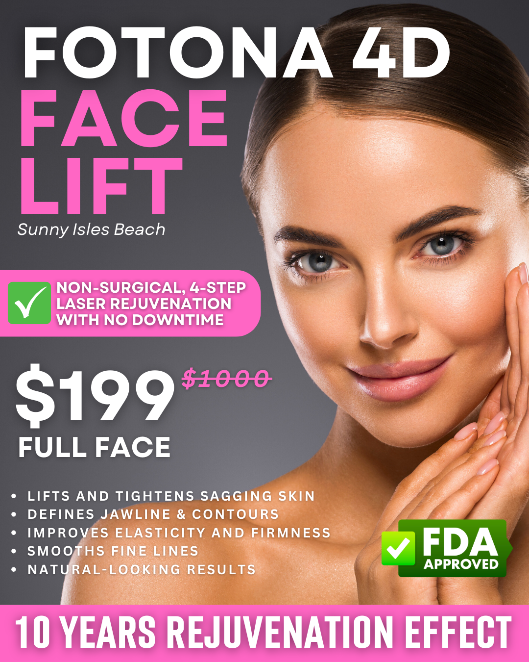 Solea Beauty Facebook ad: DM TO BOOK