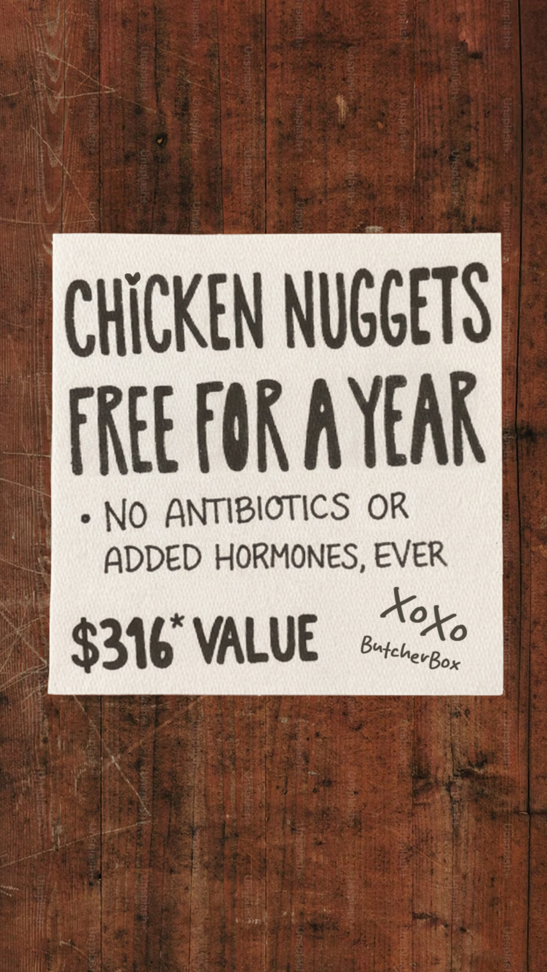ButcherBox Facebook ad