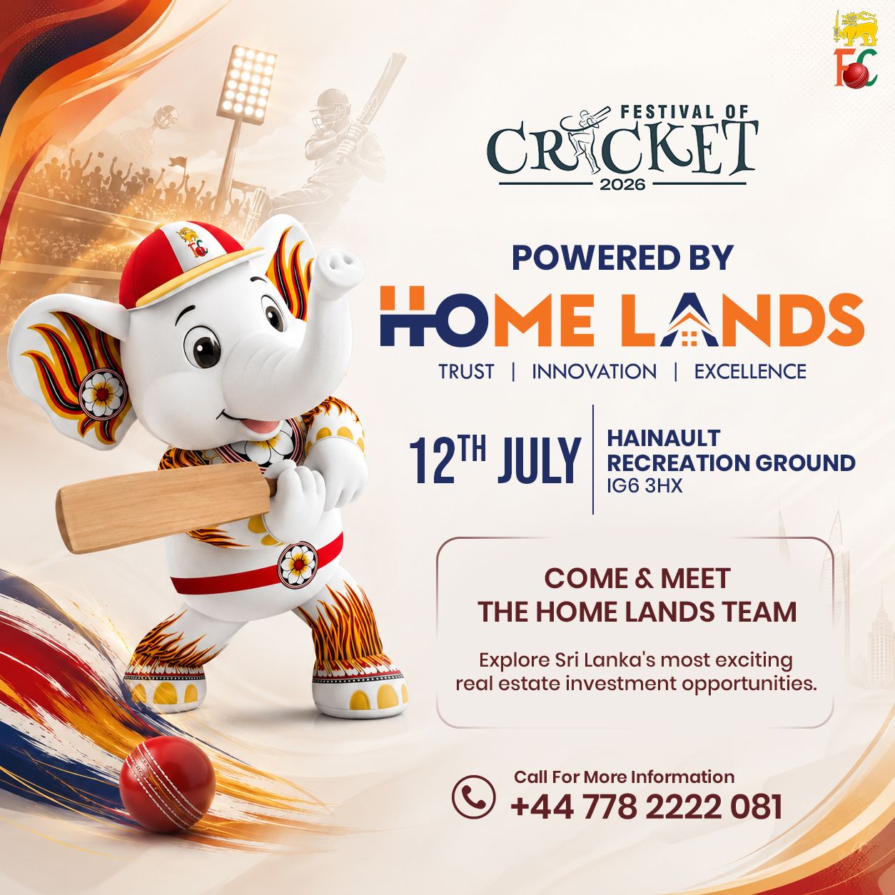 Home Lands London Facebook ad