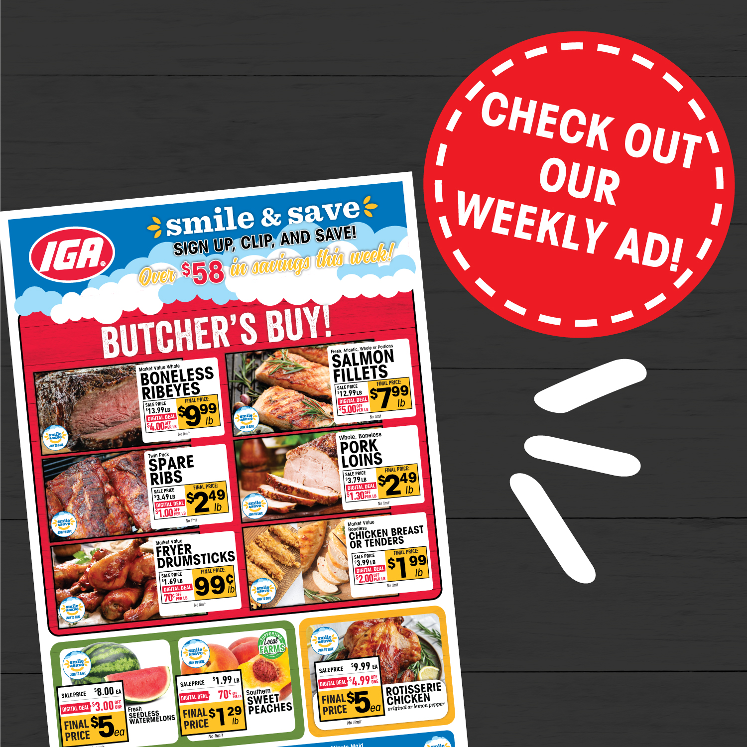 IGA Food Stores - Southeast Facebook ad