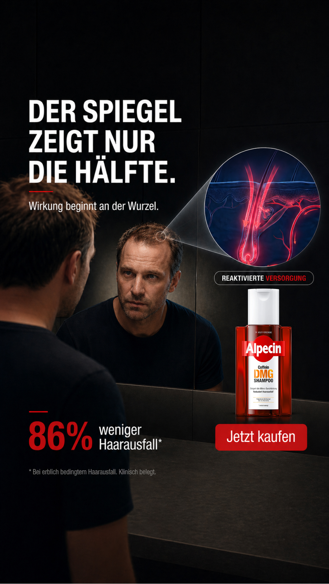 Alpecin Facebook ad