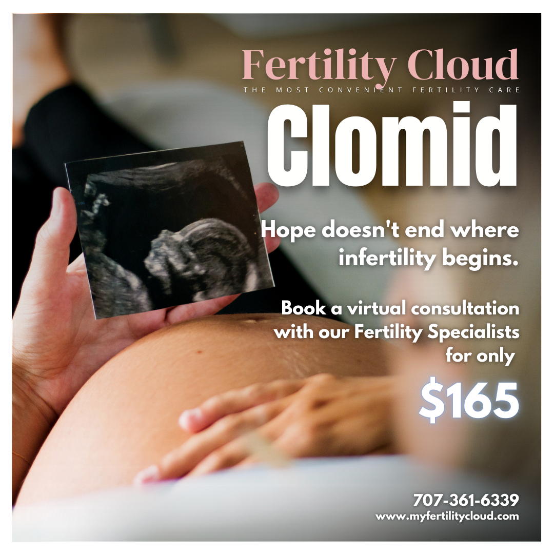 Fertility Cloud Facebook ad: Our online fertility clinic provides affordable care, rapid…