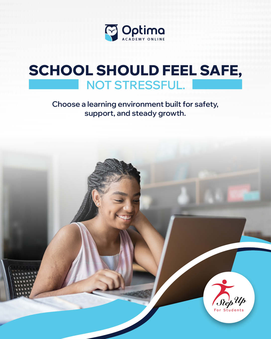 Optima Academy Online Facebook ad: A Better Way to Learn