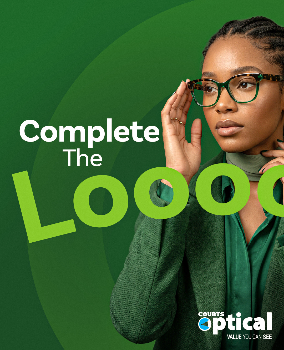 Courts Optical Trinidad & Tobago Facebook ad