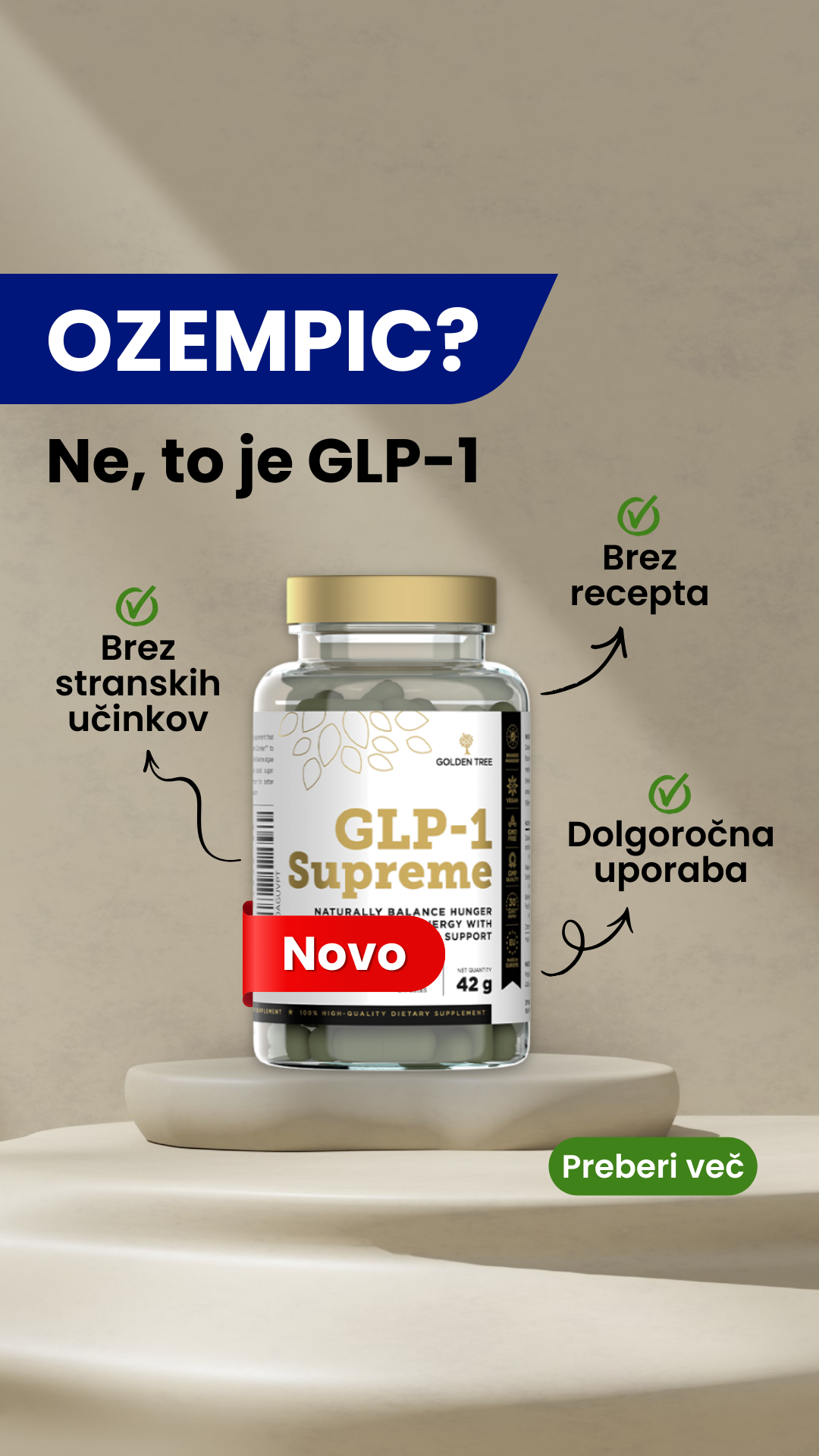 Golden Tree Slovenija Facebook ad