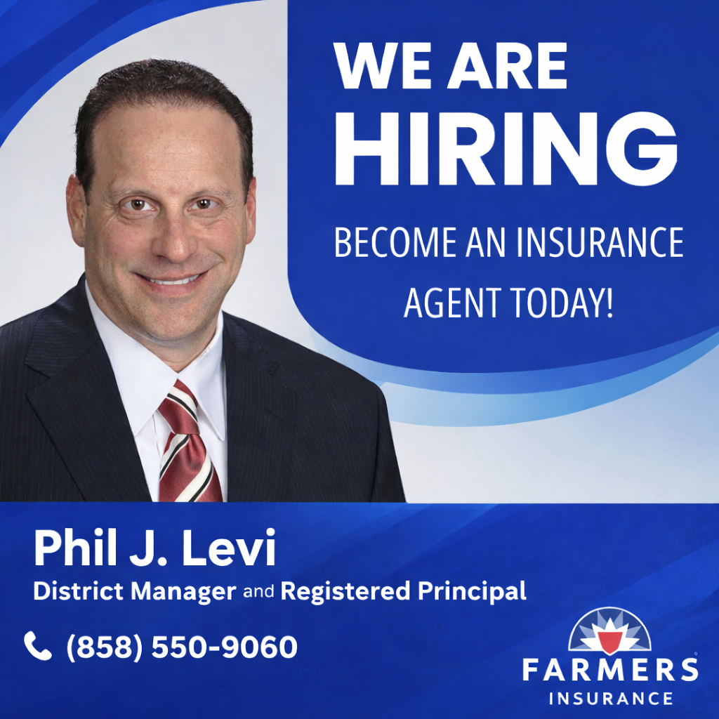 Farmers District Office - San Diego Facebook ad: Become a Farmers Insurance Agent, Build Your Future