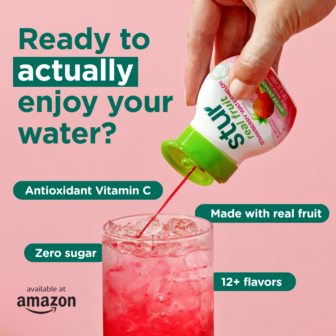 Stur Natural Water Enhancers Facebook ad: Over 20k Five Star Reviews