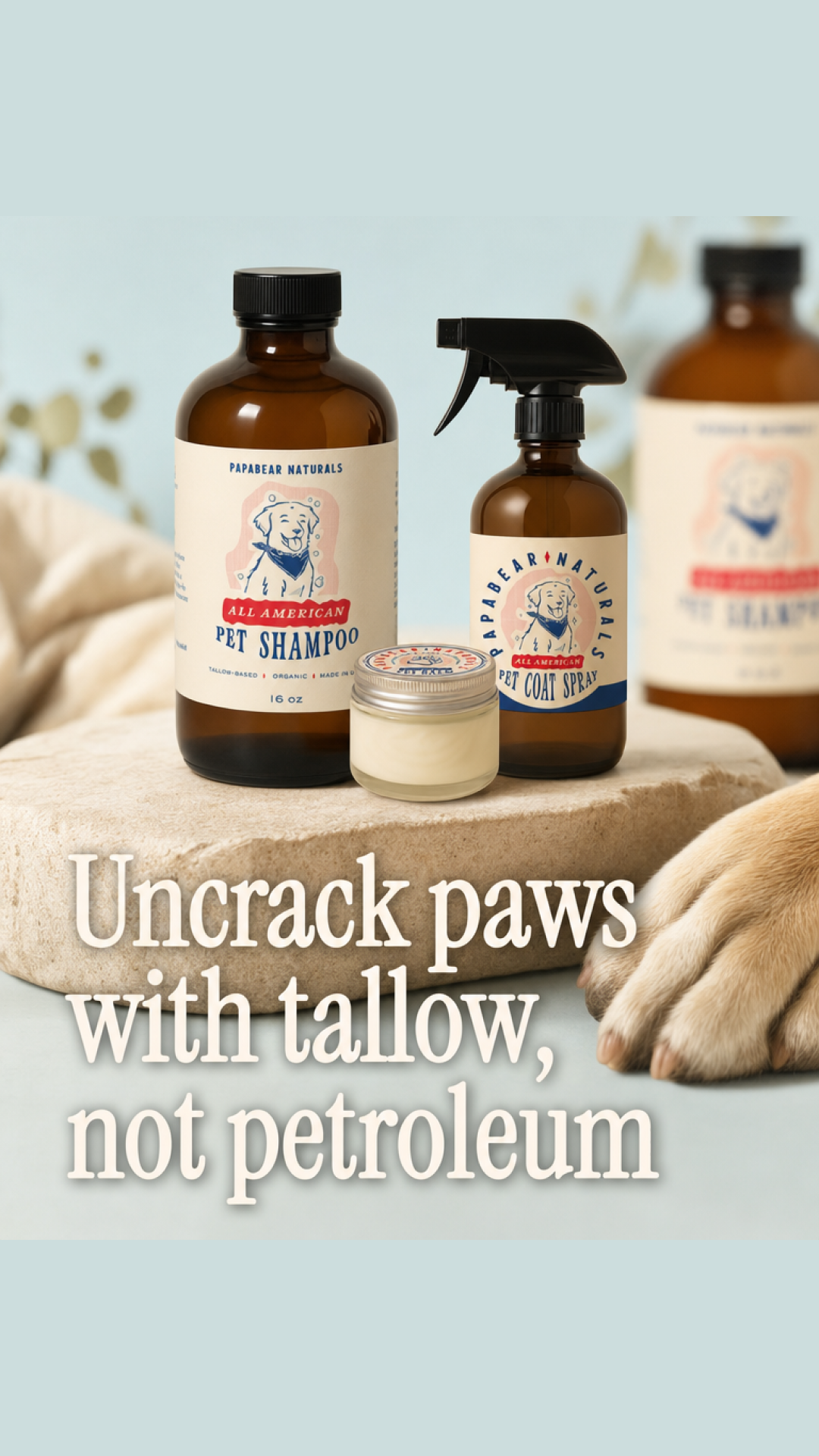 Papabear Naturals Facebook ad